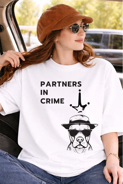 Partners in Crime Unisex Oversized Classic T-Shirt